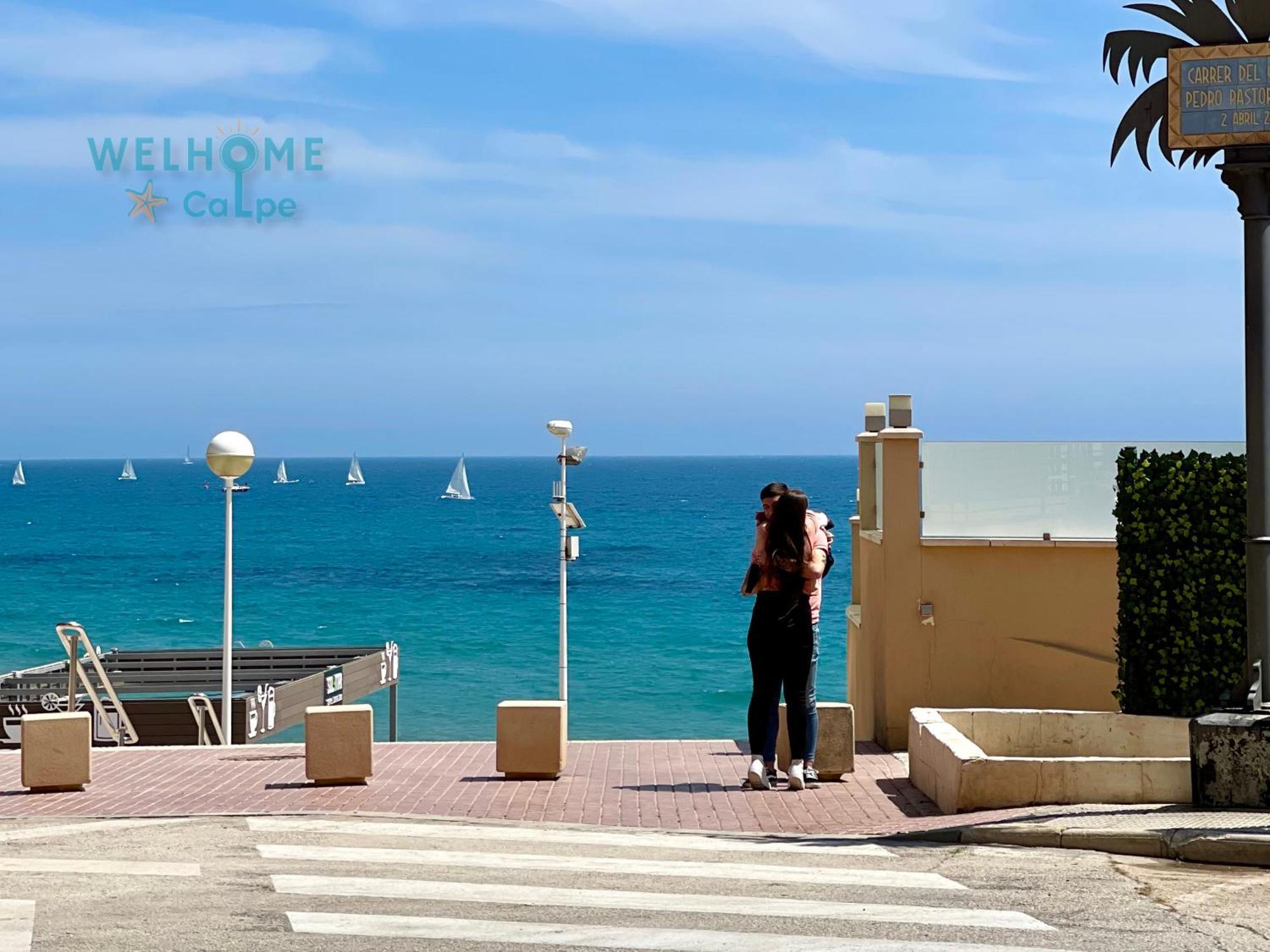 Acuarela Estudio, 1ª Linea, Vista Al Mar, Piscina Calpe Kültér fotó