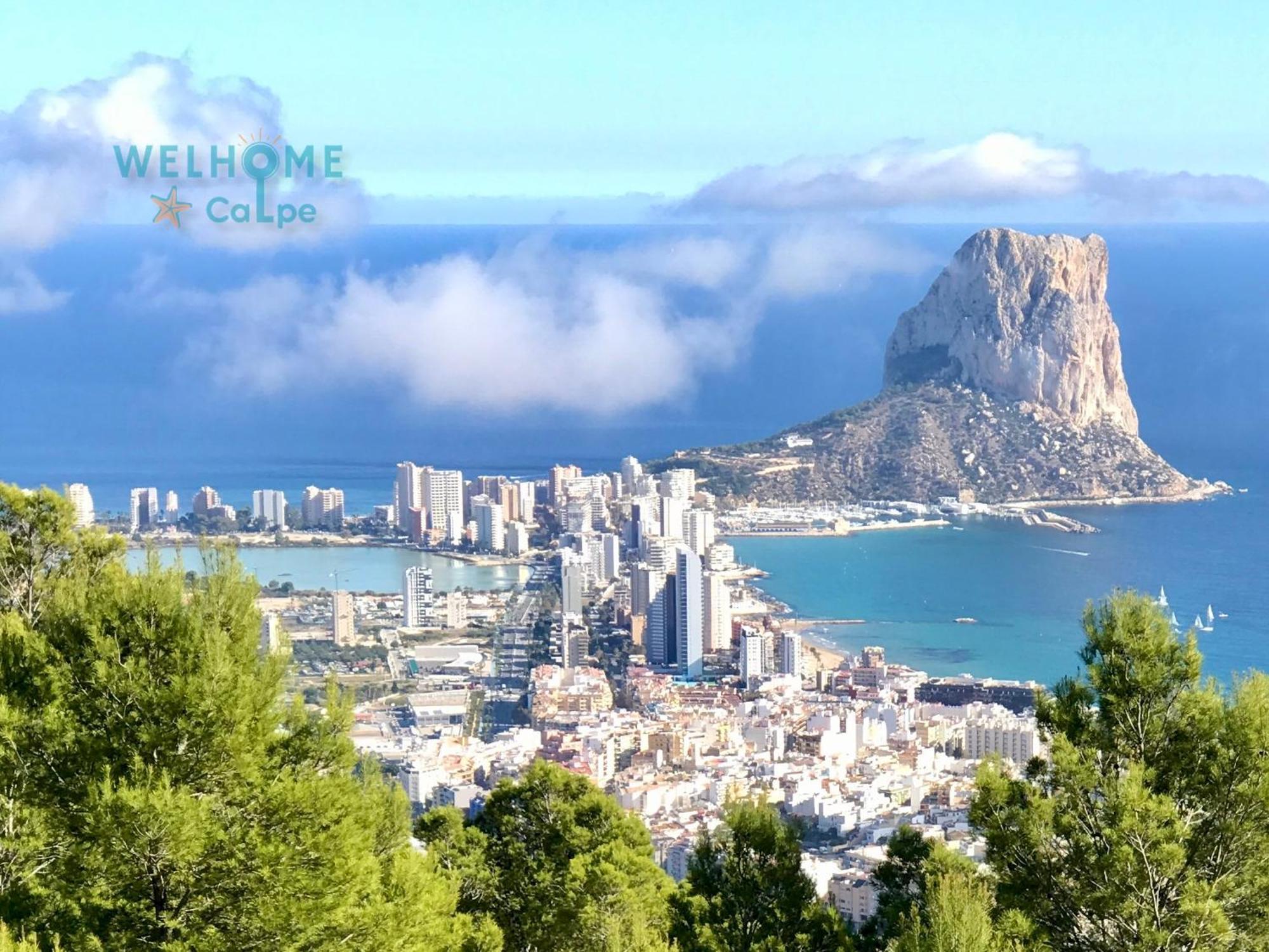 Acuarela Estudio, 1ª Linea, Vista Al Mar, Piscina Calpe Kültér fotó
