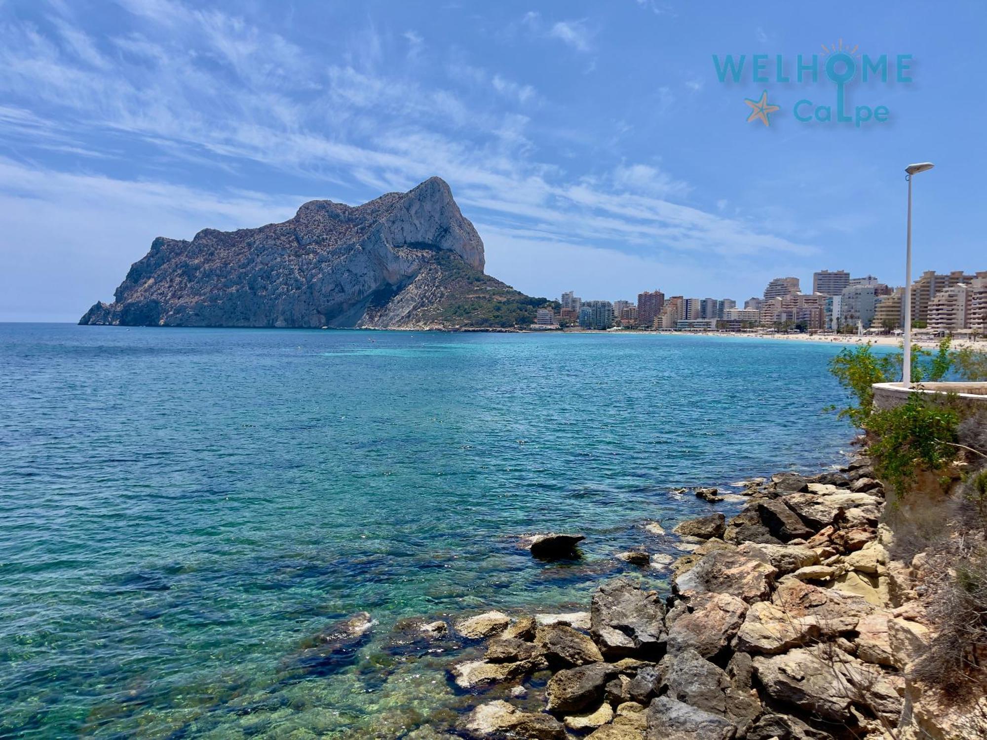 Acuarela Estudio, 1ª Linea, Vista Al Mar, Piscina Calpe Kültér fotó